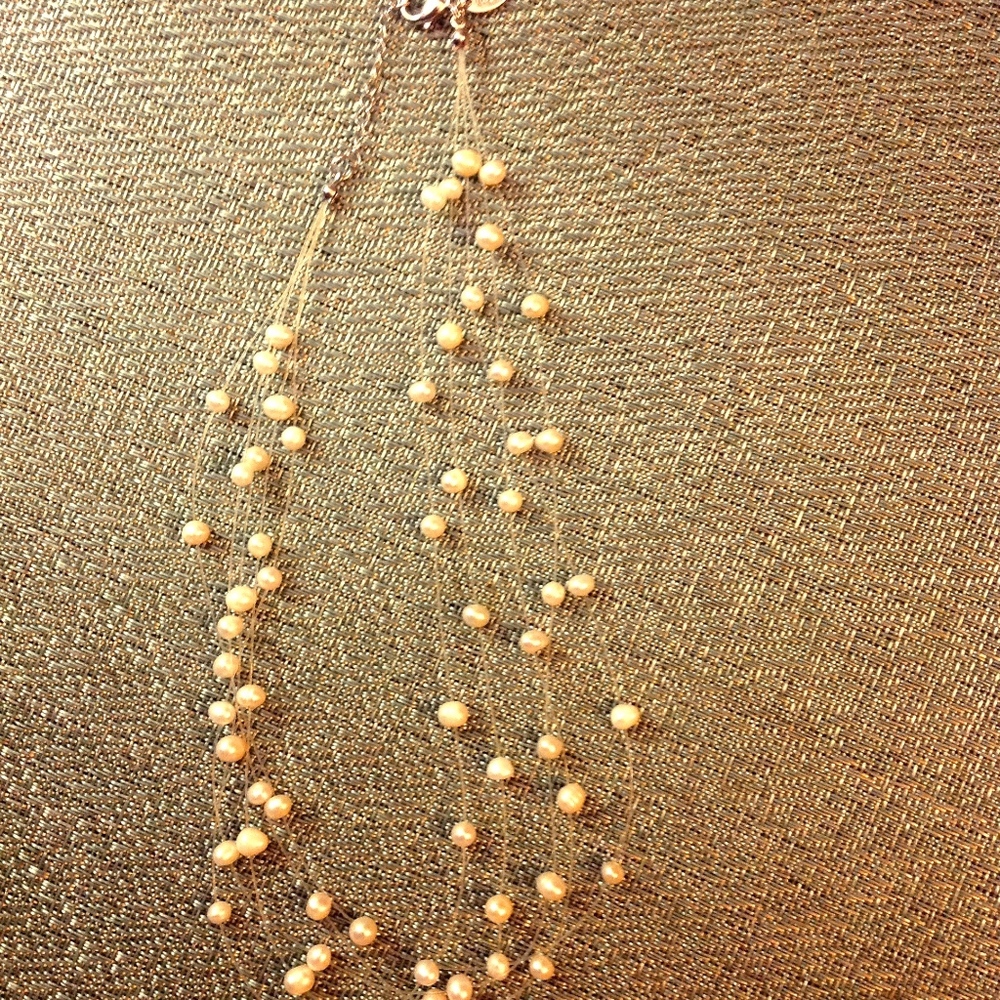 Lia Sophia Dainty Pearl Necklace